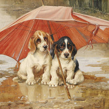 Схема вышивки «Под дождем»