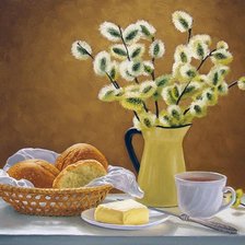 Схема вышивки «верба»