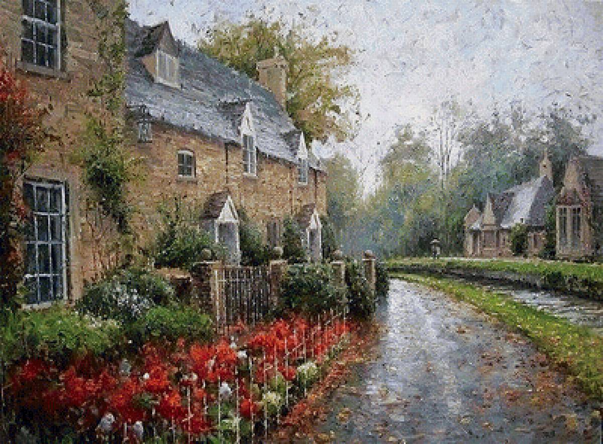 Домик - природа, город, пейзаж - предпросмотр