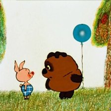 Схема вышивки «Винни-Пух и Пятачок»