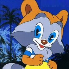 Схема вышивки «Крошка енот»