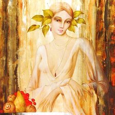 Схема вышивки «Прекрасные дамы худ. Филиппа Оге.»