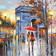 Схема вышивки «We met in Paris»