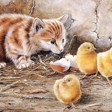 Схема вышивки «Серия "Охота"»