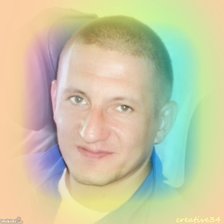 Схема вышивки «молодой человек»