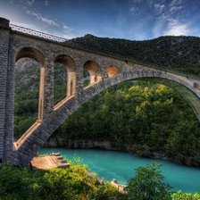 Схема вышивки «Мост»