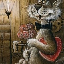 Схема вышивки «с подарком»