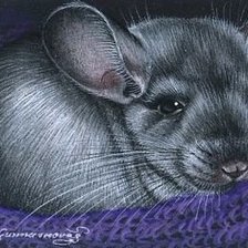 Схема вышивки «тушканчик»