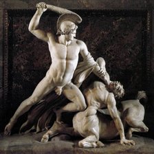 Схема вышивки «тесей и кентавр»