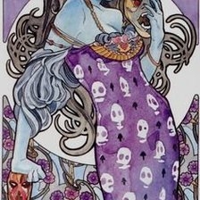 Схема вышивки «Таро смерть1»