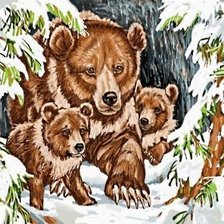 Схема вышивки «мать и дитя»