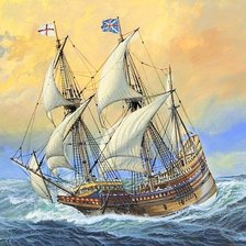 Схема вышивки «на всех парусах»