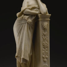 Схема вышивки «дама в раздумье»