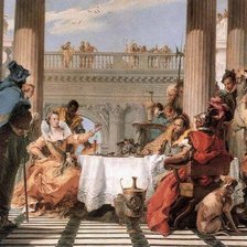 Схема вышивки «пир Клеопатры»