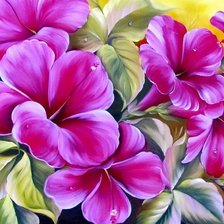 Схема вышивки «Цветы»