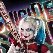 Схема вышивки «Харли Квинн»