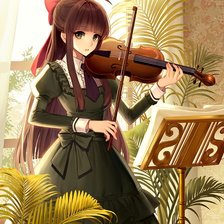 Схема вышивки «Девушка»