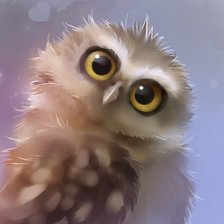 Схема вышивки «сова»