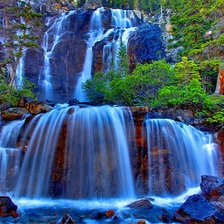 Схема вышивки «водопад»