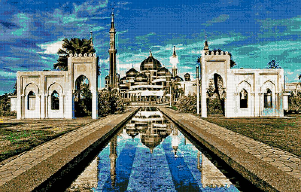 Кристальная мечеть - мечеть, малайзия, азия, восток - предпросмотр