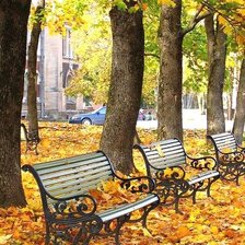 Схема вышивки «Осень в парке»