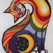 Схема вышивки «прелесть кошечка»