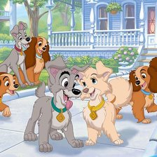 Схема вышивки «Леди и Бродяга 2»