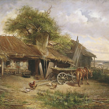 Схема вышивки «перед дождем»