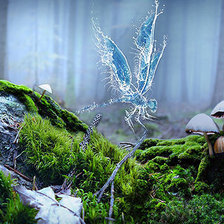 Схема вышивки «стрекоза»