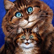 Схема вышивки «кошаки»