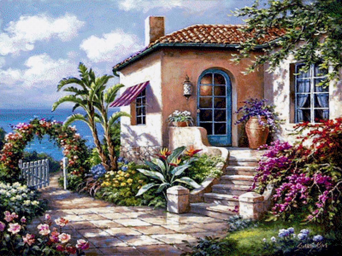 летний день. дворик - дворик, дето - предпросмотр