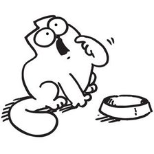 Схема вышивки «кот Саймона»