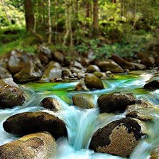 Схема вышивки «пейзаж»
