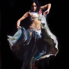 Схема вышивки «Танцовщица. Ron Di Scenza»