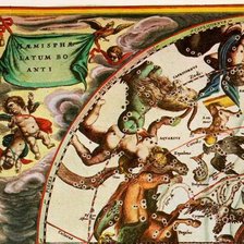 Схема вышивки «карта созвездий»