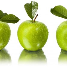 Схема вышивки «яблоки трио»