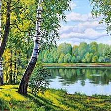 Схема вышивки «родные просторы»