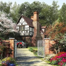 Схема вышивки «Серия "Милый дом"»