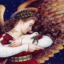 Схема вышивки «Ангел-хранитель»