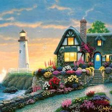 Схема вышивки «маяк»