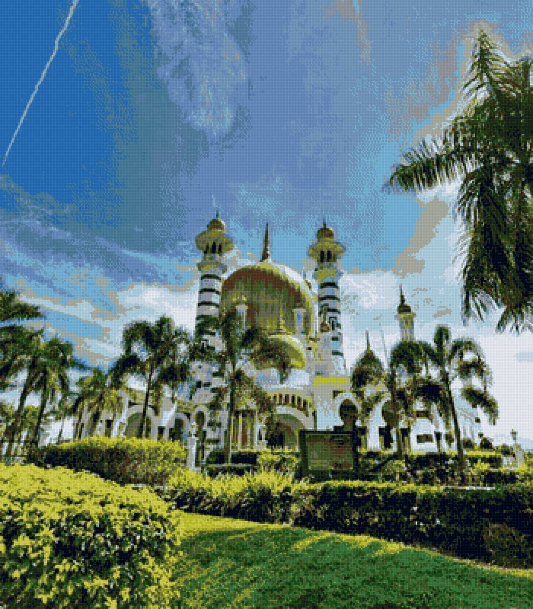 Мечеть Куала Кангсар - азия, мечеть, восток, малайзия - предпросмотр