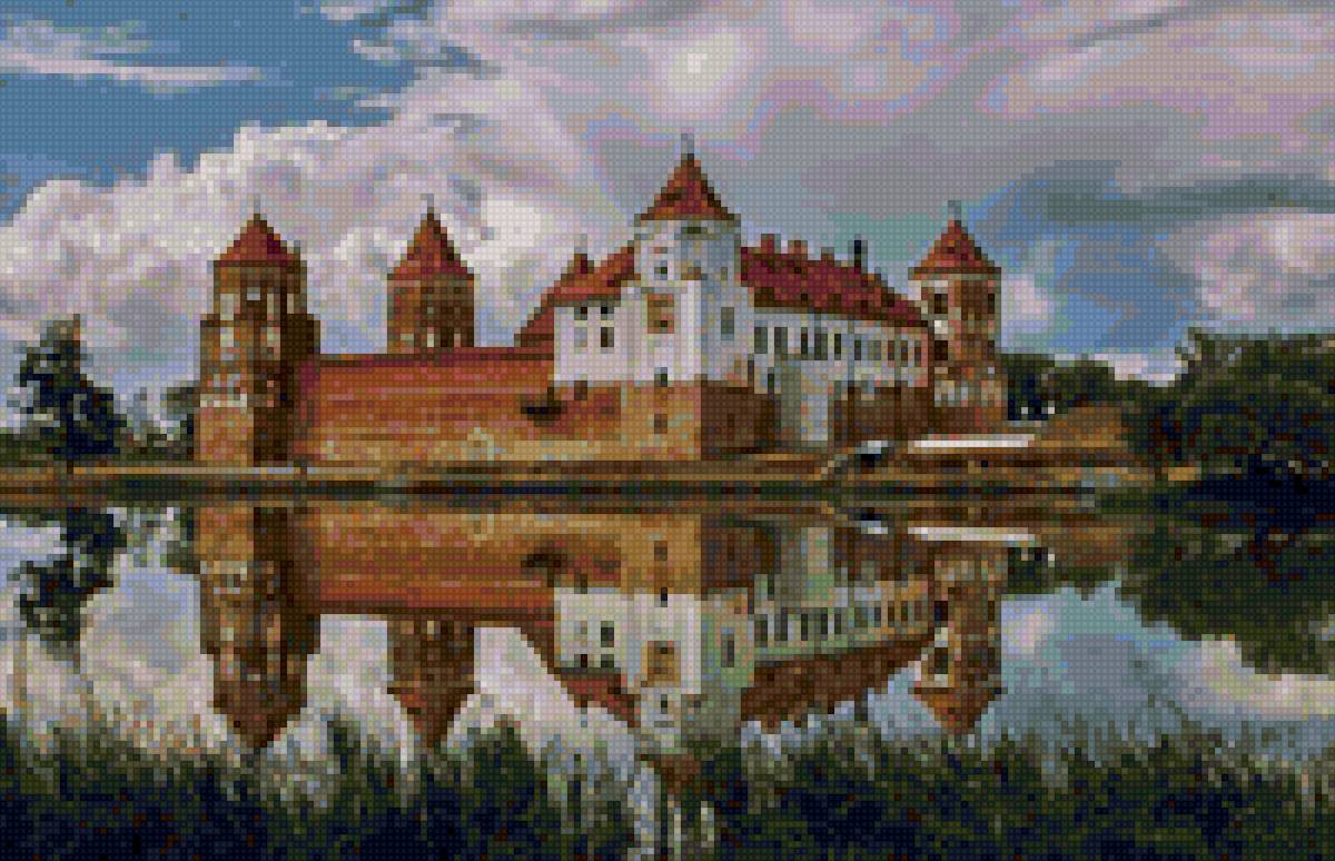 Мирский замок - замок, пейзажи, здания, беларусь - предпросмотр