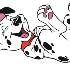 Схема вышивки «долматинец»