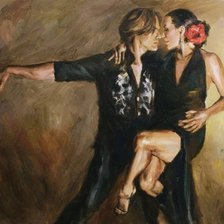 Схема вышивки «tango»