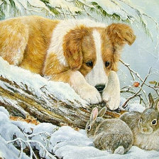 Схема вышивки «Это кто?»