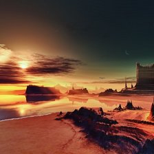 Схема вышивки «Далекая планета»