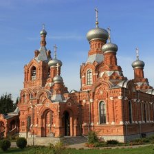 Схема вышивки «Церковь Воздвижения Креста Господня»