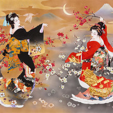 Схема вышивки «японские мотивы»