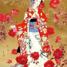 Схема вышивки «японские мотивы»