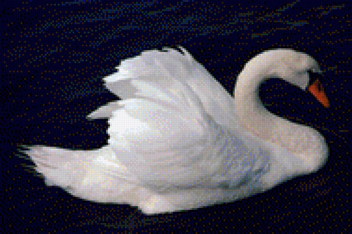 Лебедушка - лебедь, белый лебедь - предпросмотр